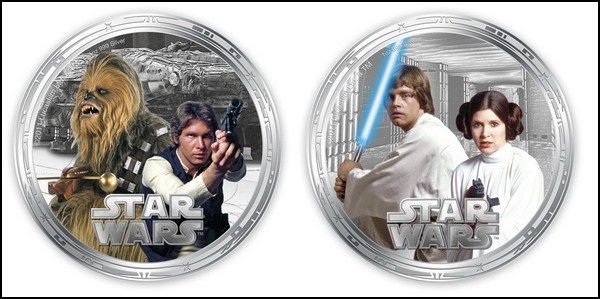 Деньги Ниуэ: монеты с персонажами «Звездных Войн»