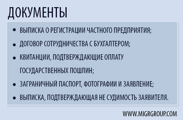 Список необходимых документов для оформления вида на жительство Литвы